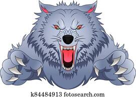 זאב, ציור היתולי