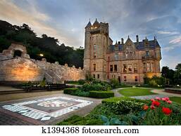 belfast, castelo, caverna, Hill.