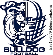 bulldogge, football bulldogge, football
