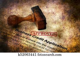 Business credit application approved