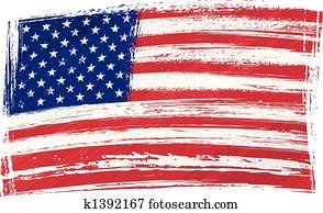 Grunge USA flag Grunge USA flag