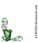 St Patricks Day Celtic Harp corner St Patricks Day Celtic Harp corner