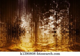 Surreal Soothing Abstract Waterfall View Surreal Soothing Abstract Waterfall View