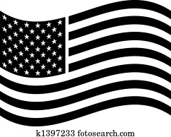 דגל אמריקאי, גזוז אומנות