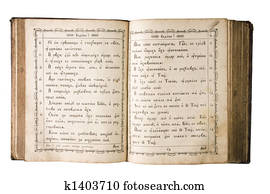 abierto, vendimia, biblia