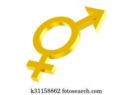Androgyny gender symbol