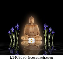 Buddha in Zen Garden Buddha in Zen Garden