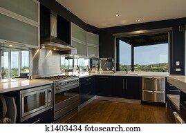 image  blanc moderne cuisine k1472377  recherchez des