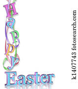 Happy Easter Border Happy Easter Border