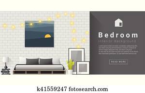 Interior design Modern bedroom background 1 Interior design Modern bedroom background 1