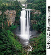 The Karkloof Falls in South Africa's Kwazulu-Natal Province. The Karkloof Falls in South Africa's Kwazulu-Natal Province.