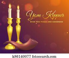 יום כיפור, דש, card.