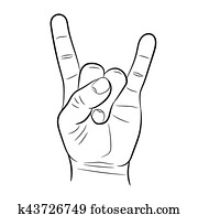 手 ジェスチャー シルエット イラストギャラリー 1000 手 ジェスチャー シルエット アート Fotosearch