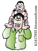 Father and son Father and son