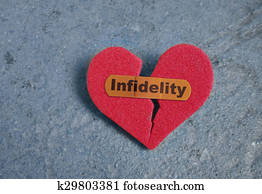 roto, infidelidad, corazón