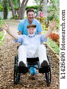 Disabled Senior - Fun