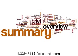 Summary word cloud