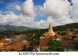 Trinidad cityscape, cuba Trinidad cityscape, cuba