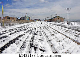 Boardwalk in the winter