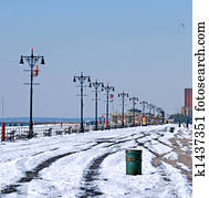 Boardwalk In The Winter