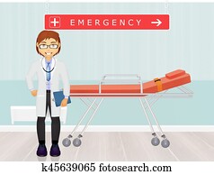 doctor in the emergency room doctor in the emergency room