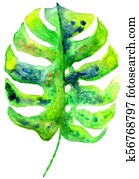 Monstera Leaves Art Monstera Leaves Art