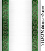 St Patricks Day Celtic Knot Border St Patricks Day Celtic Knot Border