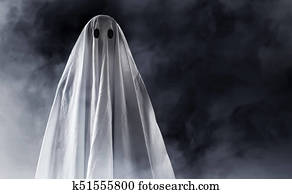Ghost on smoke background Ghost on smoke background