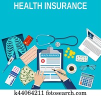 health insurance concept. health insurance concept.