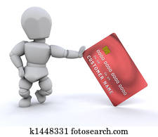 Person with credit card Person with credit card