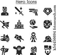 Super Hero icon set Super Hero icon set
