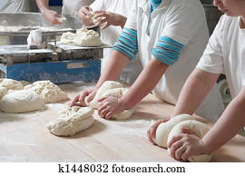 Working bakery team Working bakery team