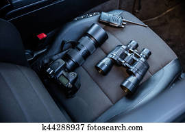 Electronic Equipment On Car Seat