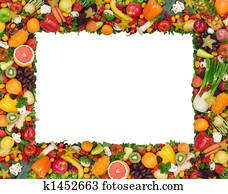 Fruit and vegetable frame
