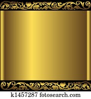 Golden abstract background (vector) Golden abstract background (vector)