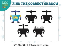 finden, dass, korrekt, schatten, für, niedlich, karikatur, roboter, erzieherisch, vorschulisch, kinder, mini, spiel finden, dass, korrekt, schatten, für, niedlich, karikatur, roboter, erzieherisch, vorschulisch, kinder, mini, spiel