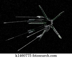 pentaradial symmetry spaceship pentaradial symmetry spaceship