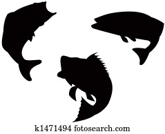 Bass silhouette Bass silhouette