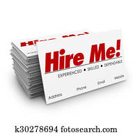 Hire Me Business Cards Apply Job Interview Resume Sell Yourself Hire Me Business Cards Apply Job Interview Resume Sell Yourself