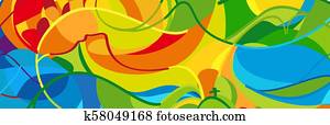 Olympic and Paralympic Games Brazil Rio Summer abstract banner Olympic and Paralympic Games Brazil Rio Summer abstract banner
