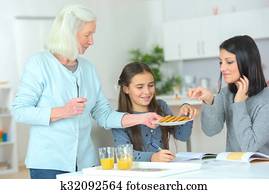 Only women in the kitchen