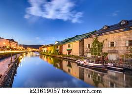 Otaru, Japan Warehouses and Canals Otaru, Japan Warehouses and Canals