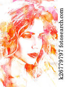 Beautiful Woman portrait Beautiful Woman portrait