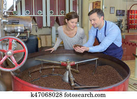 café, planta industrial