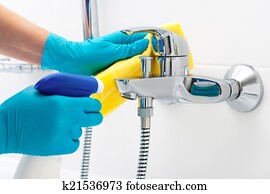 cleaning bathroom cleaning bathroom