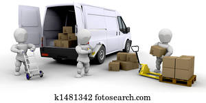 Loading van Loading van