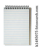 Spiral bound note pad