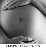 The pregnant woman