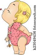 Baby Girl Kiss Baby Girl Kiss