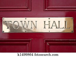 bronze, corredor cidade, sinal, ligado, um